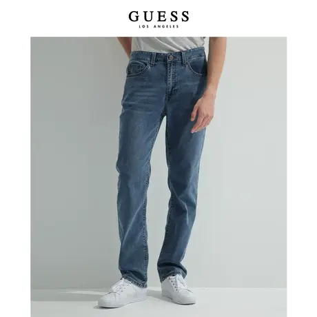 GUESS款男士简约基础直筒牛仔裤-MM2D8065K商品大图