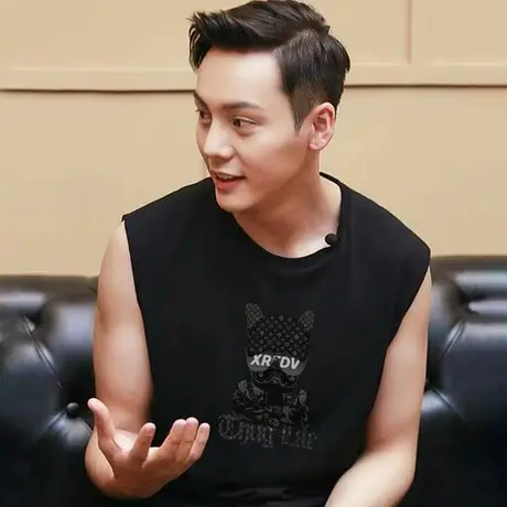 纯棉男生背心外穿坎肩篮球健身大码男装运动潮流胖子无袖t恤夏季商品大图