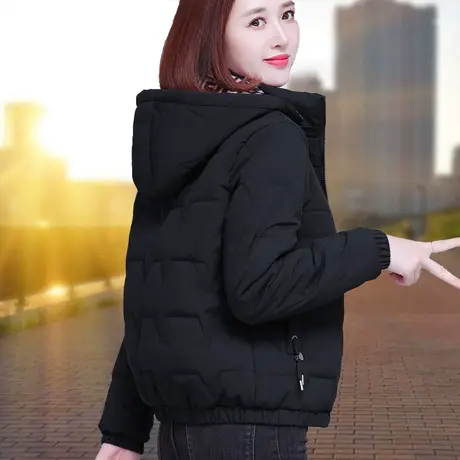 恋上17号短款棉服女冬季2022年新款妈妈加绒加厚洋气小个子棉衣外图片