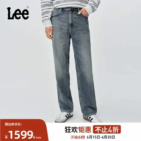 Lee商场同款25早秋新品EasyRider761宽松阔腿天丝男牛仔裤休闲潮商品大图