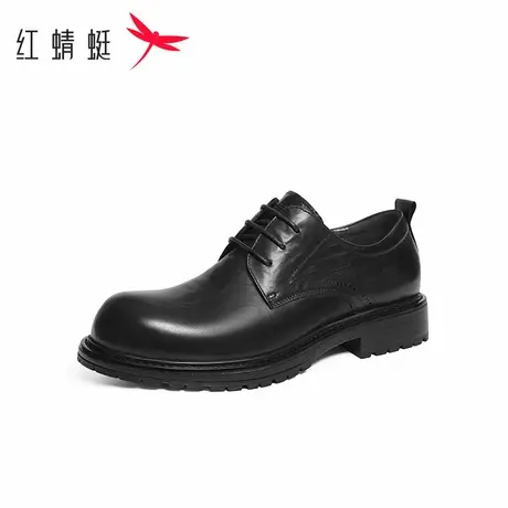 红蜻蜓正装皮鞋2025春季新款男鞋真皮商务皮鞋大头德比鞋结婚鞋子商品大图