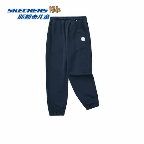 Skechers斯凯奇2025年秋季新款儿童柔软舒适休闲运动针织长裤图片