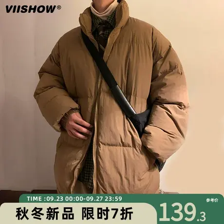 VIISHOW棉衣男冬季2023新款宽松立领加厚棉服休闲oversize外套潮商品大图