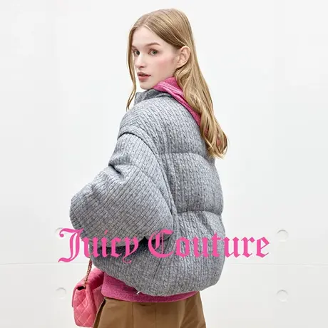 【90白鸭绒】Juicy Couture橘滋羽绒服女25年秋冬新款休闲短外套商品大图