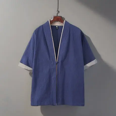 夏季汉服开衫和服外套唐装古风装茶服道袍盘扣民族服装中国风衣服商品大图