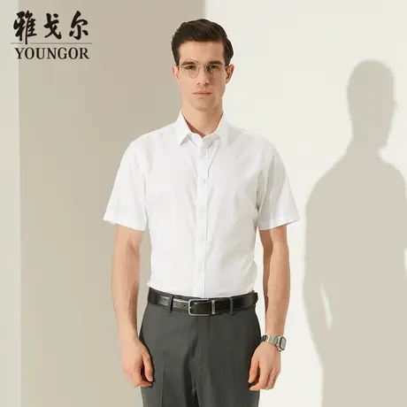 【商场同款】雅戈尔男士短袖衬衫夏季新款官方商务短袖衬衫S3248商品大图