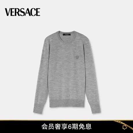 【24期免息】VERSACE/范思哲 男士刺绣Medusa套头衫商品大图