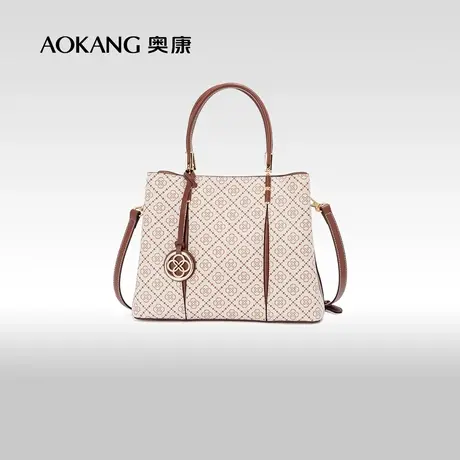 奥康包包女新款通勤女包斜挎包妈妈手提单肩包潮流商品大图