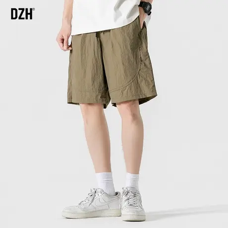 男士网红速干短裤男夏季潮牌大裤衩夏外穿夏凉裤沙滩裤新款五分裤图片