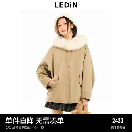 【商场同款】乐町大廓形一手长派克服冬季新款外套C2ADD4530图片