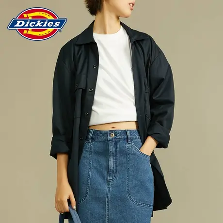 Dickies 春夏经典工装翻领休闲574长袖衬衫 男女情侣同款上衣图片