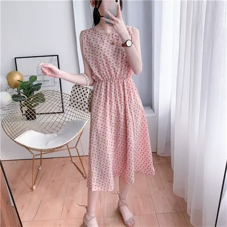 三亚旅行穿搭衣服背心裙法式连衣裙夏显瘦超仙女裙海边度假沙滩裙商品大图
