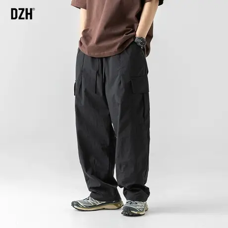 男士速干美式冲锋裤男秋季裤子阔腿机能工装伞兵裤运动登山裤男款商品大图