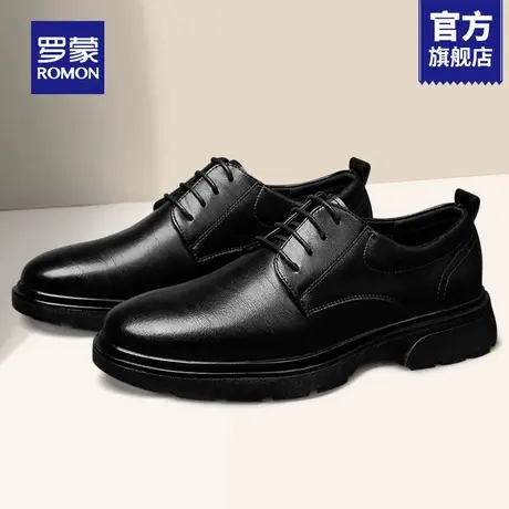 罗蒙结婚新郎鞋增高鞋男士2025新款商务德比鞋秋季正装皮鞋男款RM商品大图