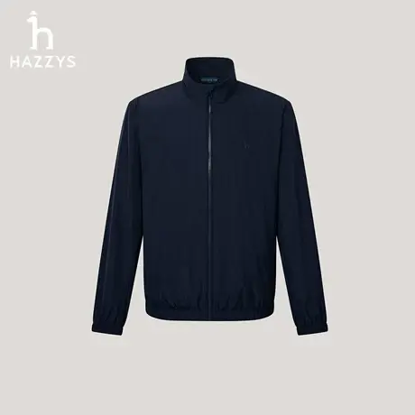 【商场同款】HAZZYS哈吉斯2025秋季新品男休闲潮流立领外套夹克图片