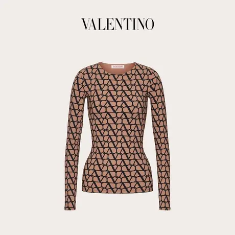 【季末优惠】华伦天奴VALENTINO女士V标志上衣商品大图
