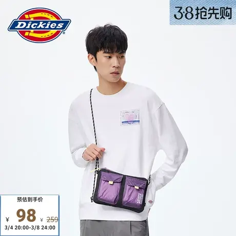Dickies 春夏工装调节拉链斜挎包 休闲单肩包商品大图