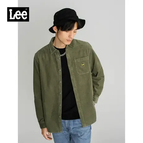 Lee商场同款22秋冬新品舒适版男多色长袖衬衫灯芯绒LMT003677200图片
