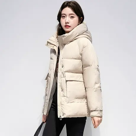 冬装保暖棉服女2023短款修身宽松学生面包服棉袄加厚棉衣外套上衣图片