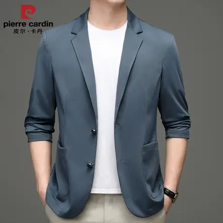 皮尔卡丹男士西服新款休闲外套韩版修身商品大图
