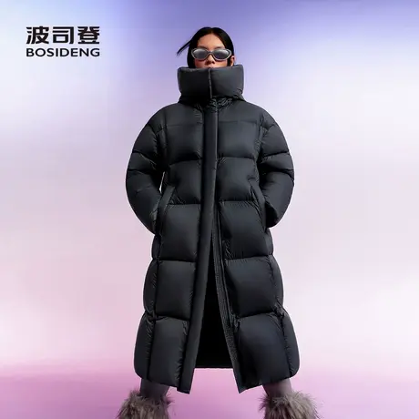 波司登2025新款冬季羽绒服女士过膝长款时尚泡芙柔软蓬松保暖宽松图片
