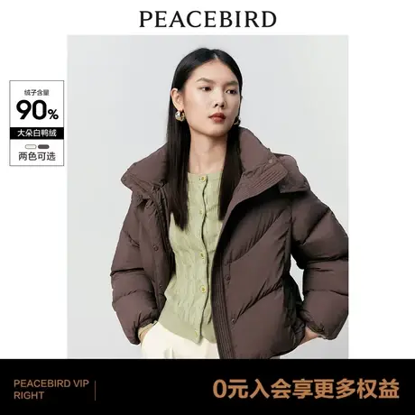 【商场同款】太平鸟女装2023年冬季新款短款泡芙羽绒服A1ACD4361商品大图