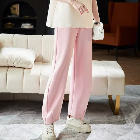 宝诗黎【新品价238元】松紧腰系带宽松休闲裤ACU1083商品大图