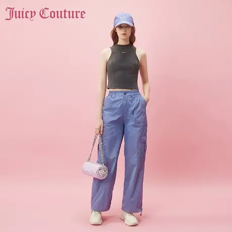 Juicy Couture橘滋春夏新款休闲裤长裤梭织工装裤运动辣妹女商品大图