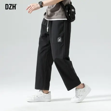 男士休闲直筒裤男夏季男裤2023新款运动百搭裤子男款宽松裤速干裤商品大图