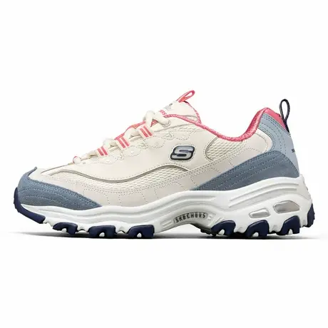 Skechers斯凯奇春夏季款女鞋奶茶熊猫鞋舒适休闲透气运动鞋老爹鞋图片