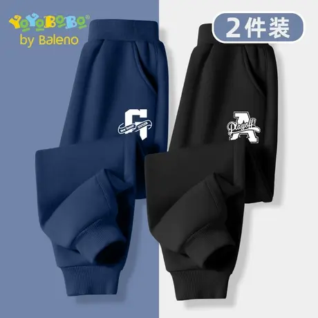 班尼路童装YBB系列男童卫裤2025新款秋季儿童宽松休闲裤男孩裤子图片