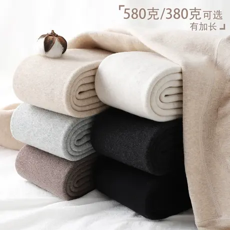 高腰特厚加绒裤女外穿加长打底裤秋冬季超厚高个子保暖棉裤袜加厚商品大图