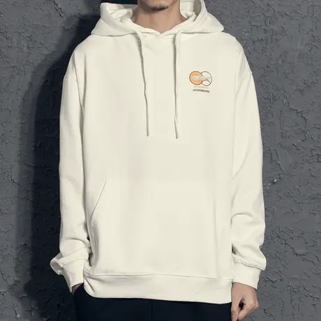 奕飏日系卡通猫咪印花加绒卫衣男生秋冬款2019新款连帽潮流连帽衫商品大图