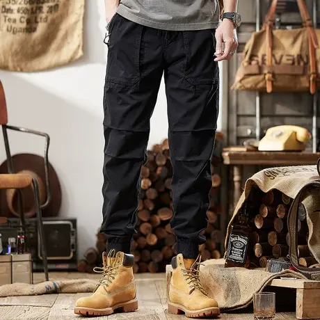 Modi Nick/摩帝尼克男士百搭潮流工装裤宽松直筒潮牌裤子男士长裤商品大图