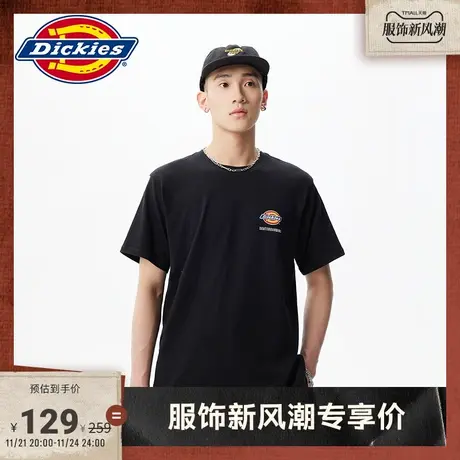 Dickies商场同款短袖T恤男女情侣春夏经典LOGO工装灵感上衣商品大图