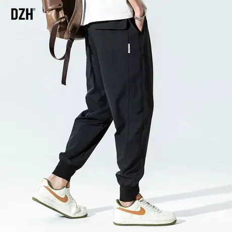 男士速干裤男款冰丝裤男夏季透气冰丝男裤薄款裤子休闲裤束脚裤男商品大图