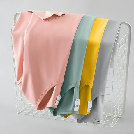 莫代尔长袖t恤男装V领纯色上衣服秋季小衫内搭打底衫体恤简约百搭商品大图