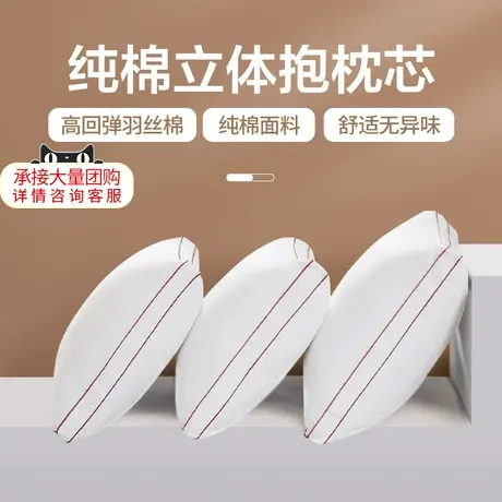 恒源祥抱枕芯内胆沙发靠枕靠垫内芯纯棉45x45 50 60方形床上靠背图片