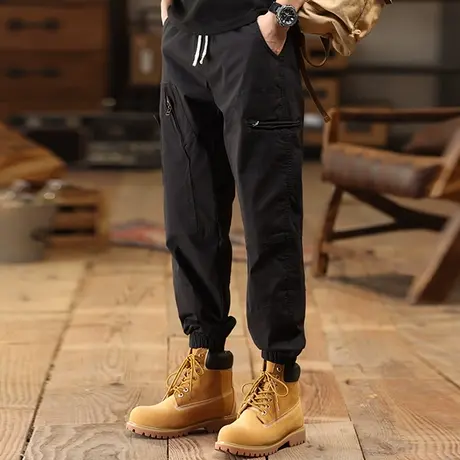 Modi Nick/摩帝尼克男士潮流工装裤复古宽松大码休闲裤运动机能裤商品大图