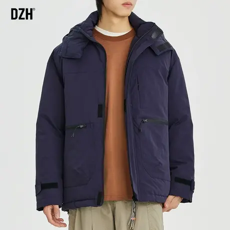 男士工装棉服男款日系棉衣男冬季加厚冲锋衣连帽外套男装冬装棉袄商品大图