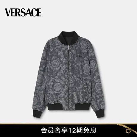 【春夏新品】VERSACE/范思哲 男士 Barocco 双面飞行员夹克商品大图