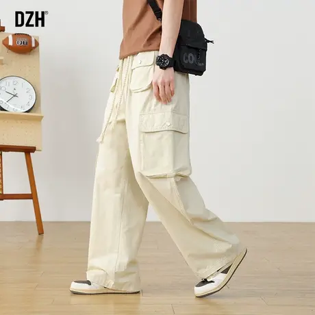 男生日系工装裤子男高街vibe潮牌春夏直筒裤2023年新款休闲裤男款图片