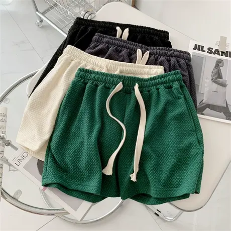 短裤夏季女高腰运动休闲阔腿a字韩版百搭宽松显瘦跑步热裤潮ins商品大图