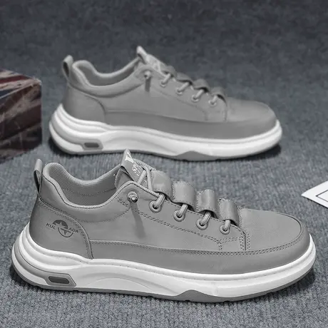 帆布鞋男鞋春夏季透气潮流一脚蹬冰丝板鞋男士百搭2024新款工作鞋商品大图