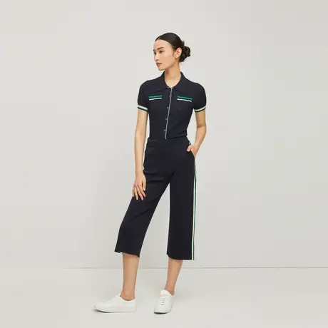 【在淘六公主】LANCY/悦朗姿高腰休闲裤子女薄款设计感小个子商品大图