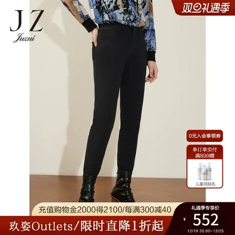 商场同款JZ玖姿厚实保暖羽绒鸭绒裤子女2023冬季新款JWCD11143图片