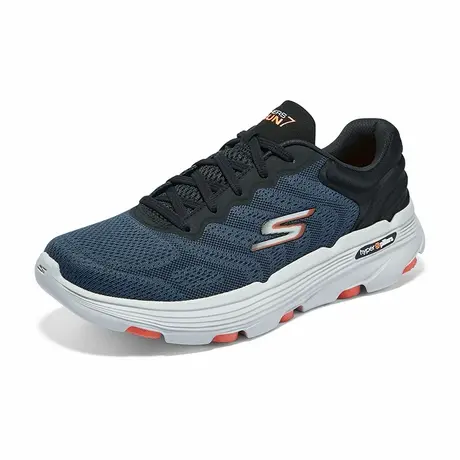 Skechers斯凯奇夏季男轻质回弹跑步鞋缓震耐磨厚底舒适休闲运动鞋商品大图