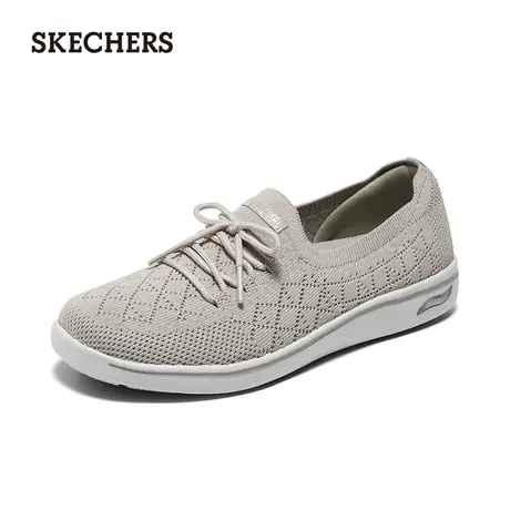 Skechers斯凯奇女鞋轻质舒适百搭鞋透气网布一脚蹬软底单鞋春秋图片