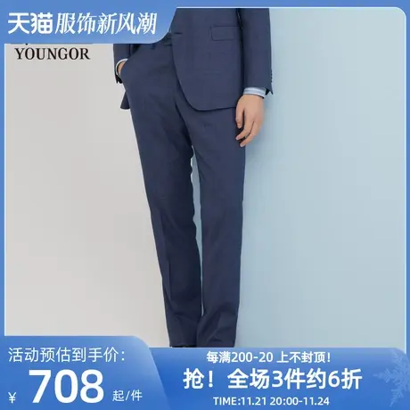 雅戈尔奥莱 商场同款男士西裤秋季新款官方商务休闲上班正装西裤商品大图