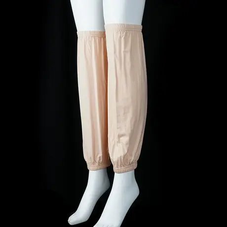 空调房护膝关节保暖女夏季薄款冰丝成人儿童男宽松防蚊护腿袜套商品大图